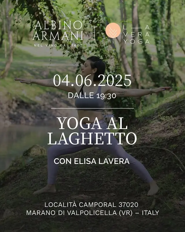 Yoga al Laghetto – Cantina Albino Armani